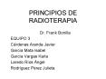 PRINCIPIOS DE RADIOTERAPIA