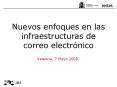Nuevos enfoques en las infraestructuras de correo electrnico