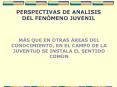 PERSPECTIVAS DE ANALISIS DEL FENMENO JUVENIL