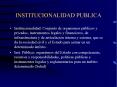 INSTITUCIONALIDAD PUBLICA