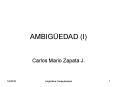 AMBIGEDAD I