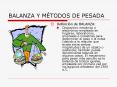 BALANZA Y MTODOS DE PESADA
