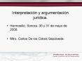 Interpretacin y argumentacin jurdica'