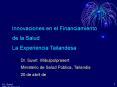 Innovaciones en el Financiamiento