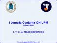 I Jornada Conjunta IGNUPM Febrero 2006