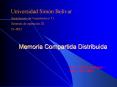Memoria Compartida Distribuida