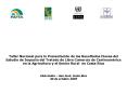 Taller Nacional para la Presentacin de los Resultados Claves del Estudio de Impacto del Tratado de L
