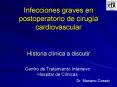 Infecciones graves en postoperatorio de cirug