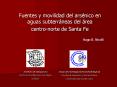 Fuentes y movilidad del arsnico en aguas subterrneas del rea