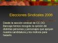 Elecciones Sindicales 2006