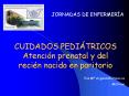 CUIDADOS PEDITRICOS Atencin prenatal y del recin nacido en paritorio