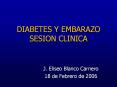 DIABETES Y EMBARAZO SESION CLINICA