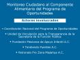 Monitoreo Ciudadano al Componente Alimentario del Programa de Oportunidades