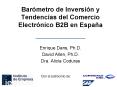 Barmetro de Inversin y Tendencias del Comercio Electrnico B2B en Espaa