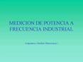 MEDICION DE POTENCIA A FRECUENCIA INDUSTRIAL