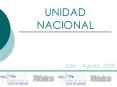 UNIDAD NACIONAL