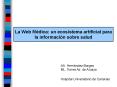 La Web Mdica: un ecosistema artificial para la informacin sobre salud
