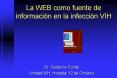 La WEB como fuente de informacin en la infeccin VIH