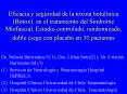 Eficacia y seguridad de la toxina botulnica Botox en el tratamiento del Sindrome Miofascial' Estudio