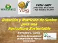 Rotacin y Nutricin de Suelos para una Agricultura Sustentable