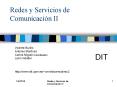 Redes y Servicios de Comunicacin II