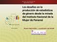 Los desafos en la produccin de estadsticas de gnero desde la mirada del Instituto Nacional de la Muj