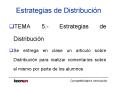 Estrategias de Distribucin