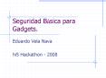 Seguridad Bsica para Gadgets'