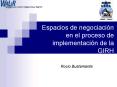 Espacios de negociacin en el proceso de implementacin de la GIRH