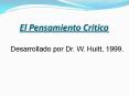 El Pensamiento Critico