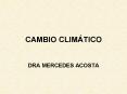 CAMBIO CLIMTICO