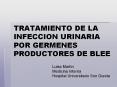 TRATAMIENTO DE LA INFECCION URINARIA POR GERMENES PRODUCTORES DE BLEE