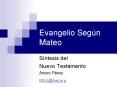Evangelio Segn Mateo