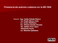 Autores: Ing' Iraida Oviedo Rivero