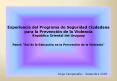 Experiencia del Programa de Seguridad Ciudadana para la Prevencin de la Violencia Repblica Oriental
