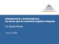 Infraestructura y multimodalismo: las claves para el crecimiento logstico integrado Lic' Ignacio Bru