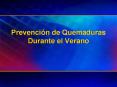 Prevencin de Quemaduras Durante el Verano