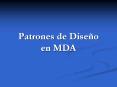 Patrones de Diseo en MDA