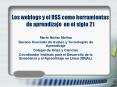 Los weblogs y el RSS como herramientas de aprendizaje en el siglo 21