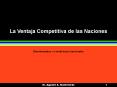 La Ventaja Competitiva de las Naciones