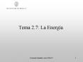 Tema 2'7: La Energa