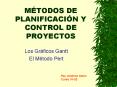 MTODOS DE PLANIFICACIN Y CONTROL DE PROYECTOS
