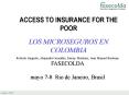ACCESS TO INSURANCE FOR THE POOR