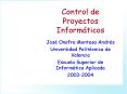 Control de Proyectos Informticos