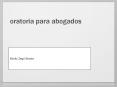 oratoria para abogados