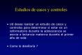 Estudios de casos y controles