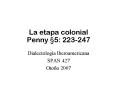 La etapa colonial Penny 5: 223247