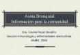 Asma Bronquial' Informacin para la comunidad'