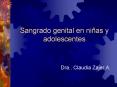 Sangrado genital en nias y adolescentes
