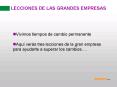 LECCIONES DE LAS GRANDES EMPRESAS